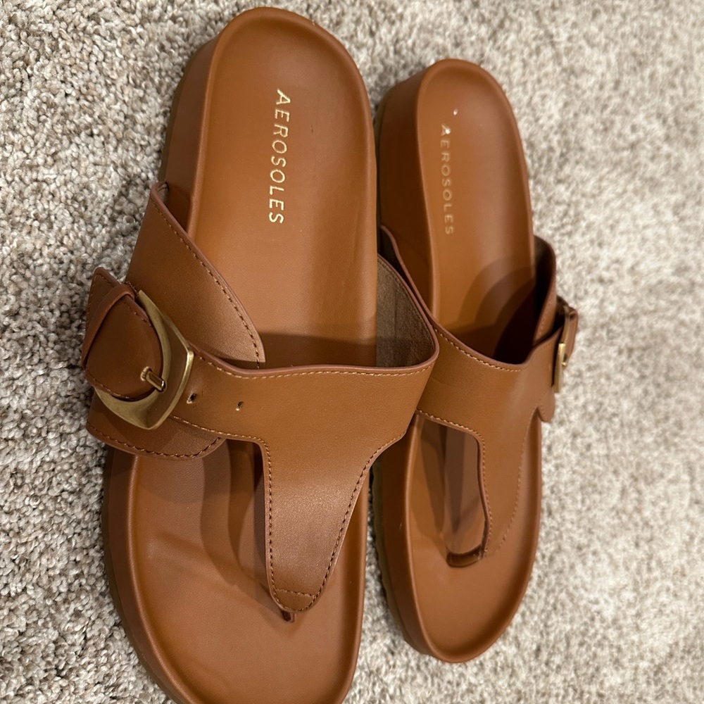 AEROSOLES Brown Sandals